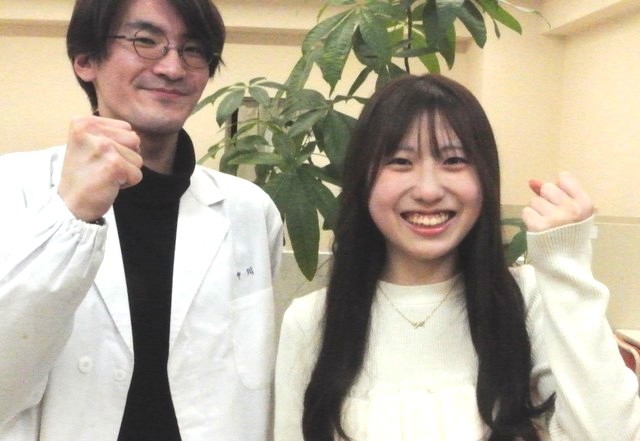 笑顔の生徒