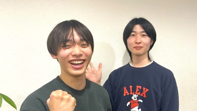 笑顔の生徒