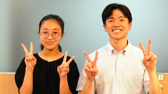 中学生と担当講師