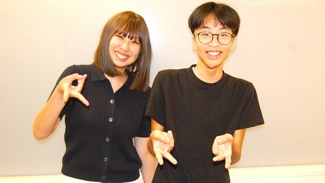 中学生と講師