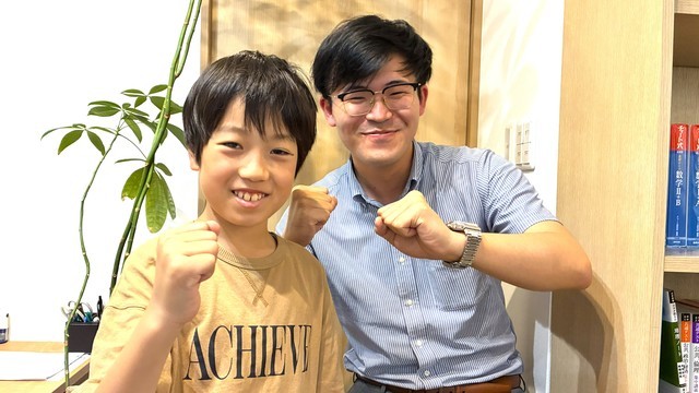 中学生と担当講師